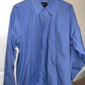 Haggar button down long sleeve collared shirt size 17/34-35